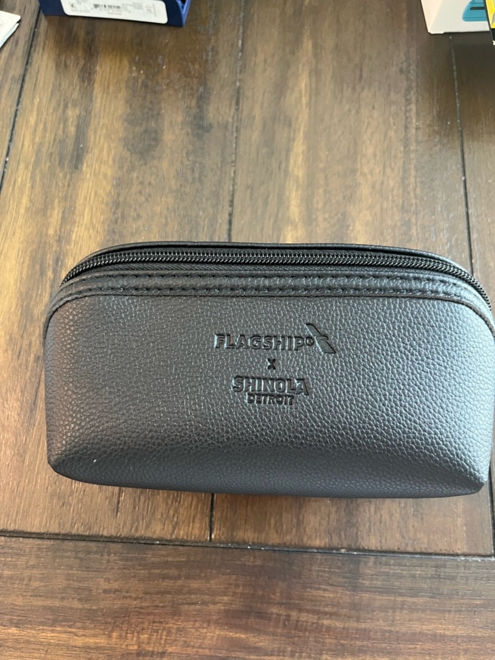 Shinola Detroit Flagship American Airlines Amenities Bag /Toiletries / Cosmetic